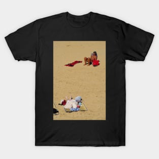 Enjoying the Sun, St Jean de Luz, France T-Shirt